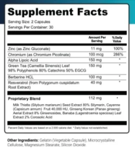 DentiVive Supplement Facts