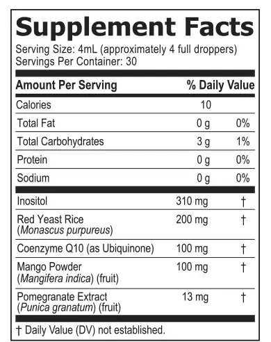 Heartaide supplement facts