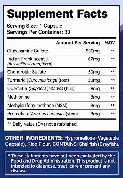 Nervecept Supplement Facts