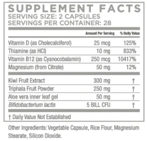 Total Bowel Release Supplement Facts